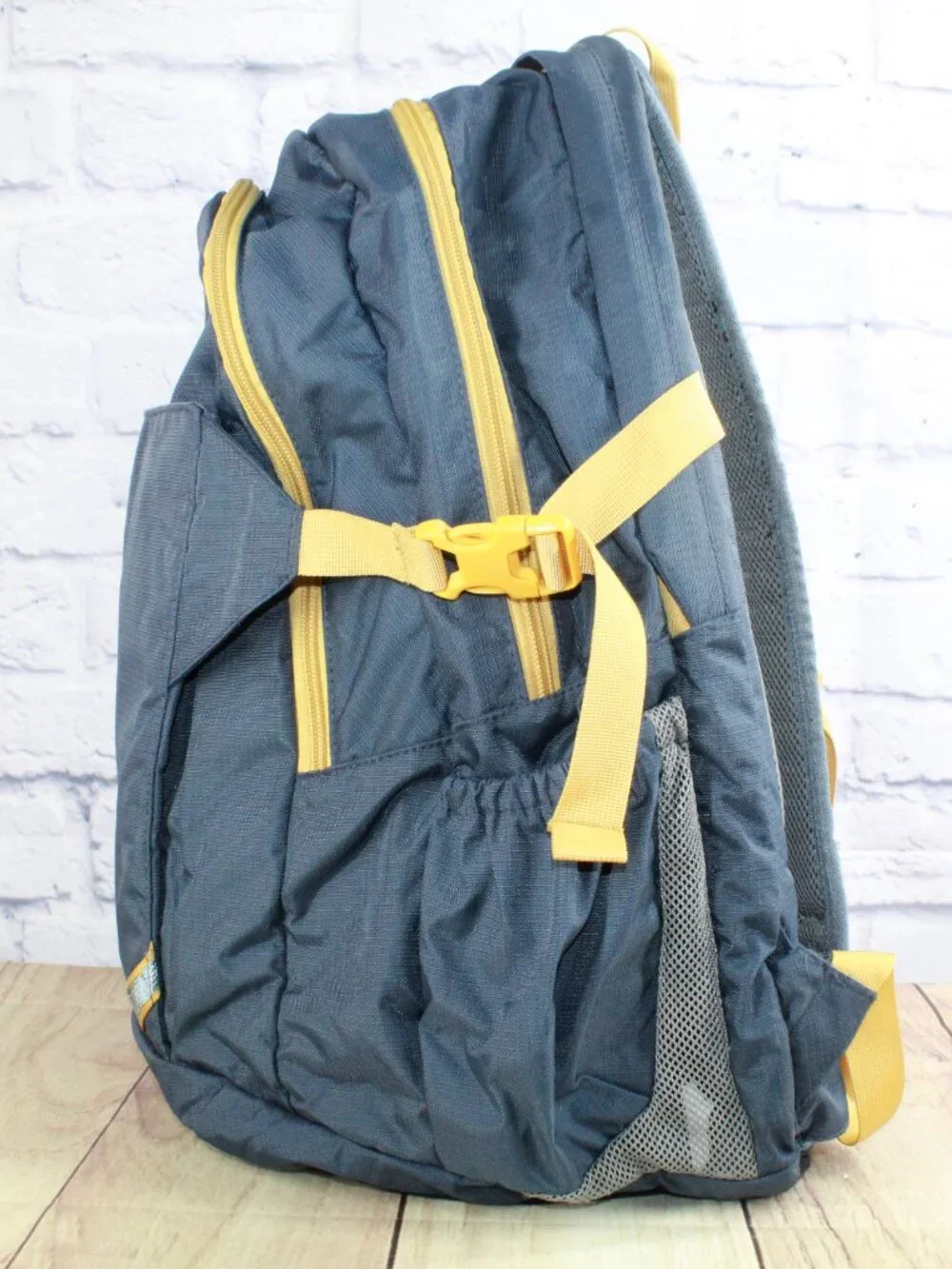 LL Bean Unisex Adult Navy Comfort Carry Portable Locker Pack 42L Hiking Backpack